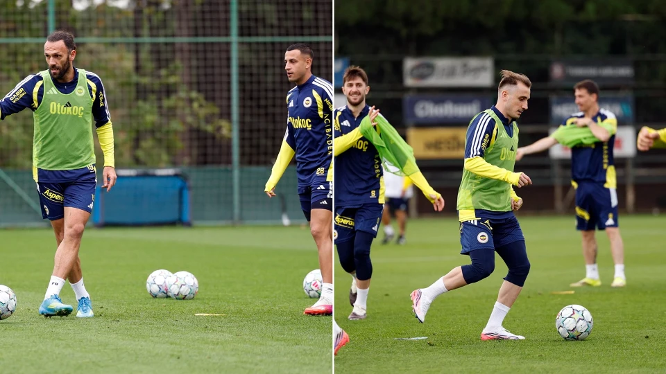 Fenerbahçe'de Slavia Prag maçı hazırlıkları devam etti: Alanyaspor maçı sonrası ara verilmedi