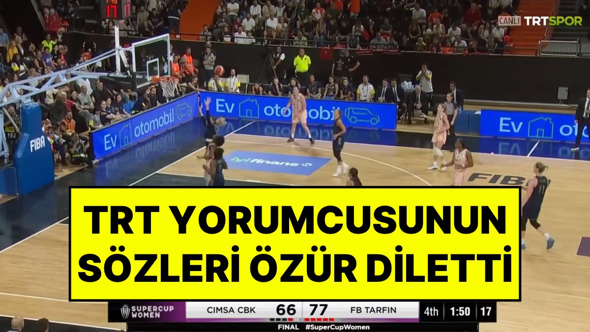 TRT Yorumcusu Nilay Kartaltepe, Fenerbahçe Maçındaki Sözleri Nedeniyle Özür Dilemek Zorunda Kaldı