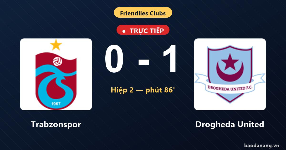 CANLI Trabzonspor - Drogheda United: Drogheda United golü attı